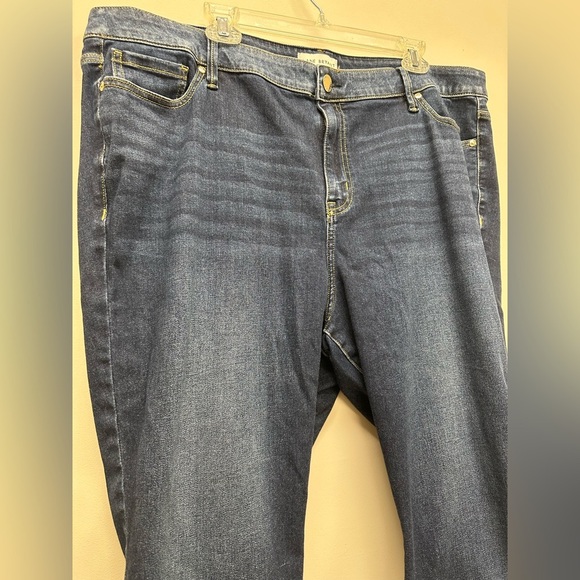 Lane Bryant Dark Blue Denim Jeans High Rise Skinny Pedal - Picture 2 of 8